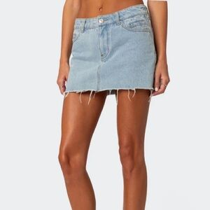 Edikted Jessie Denim Skirt